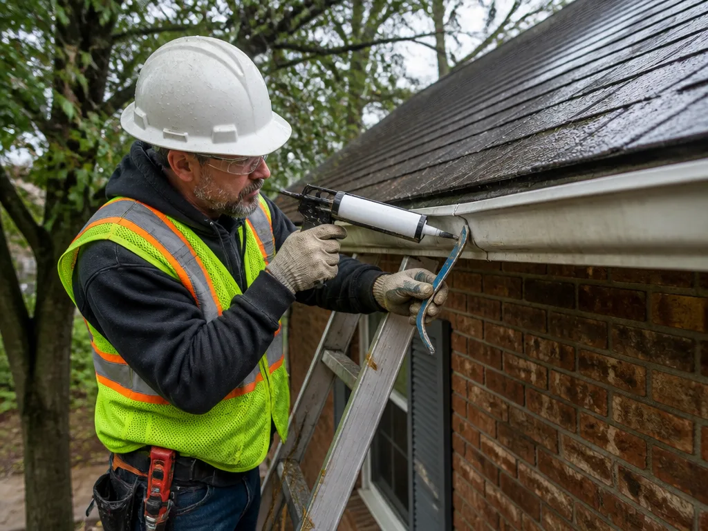 Storm Damage Gutter Repair