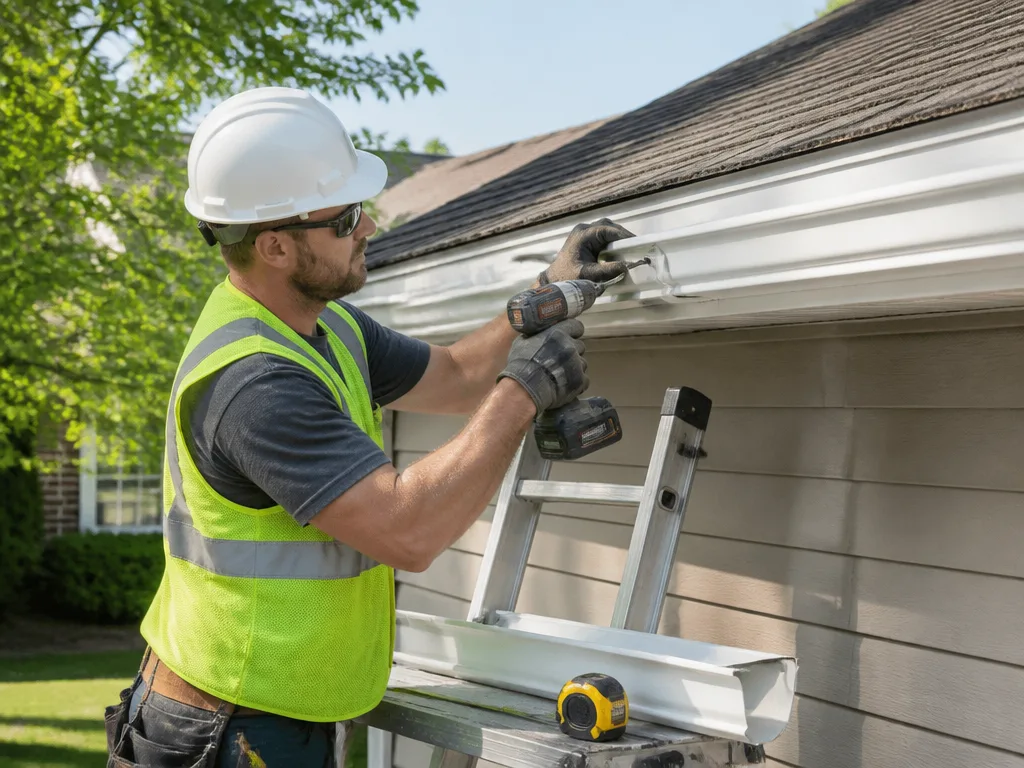 Vinyl Gutter Installation